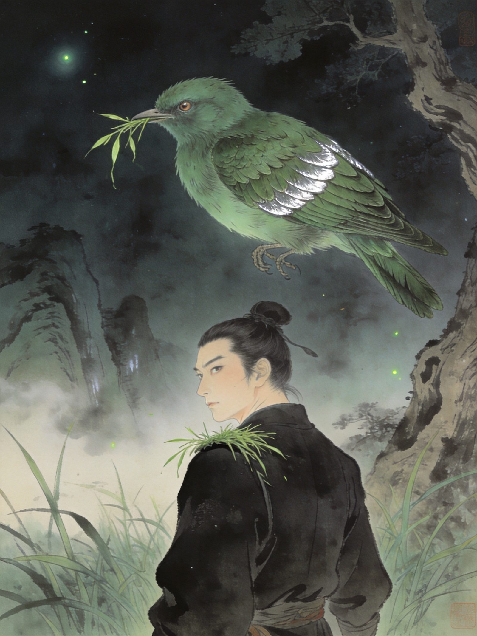 草林羽鸟 画像