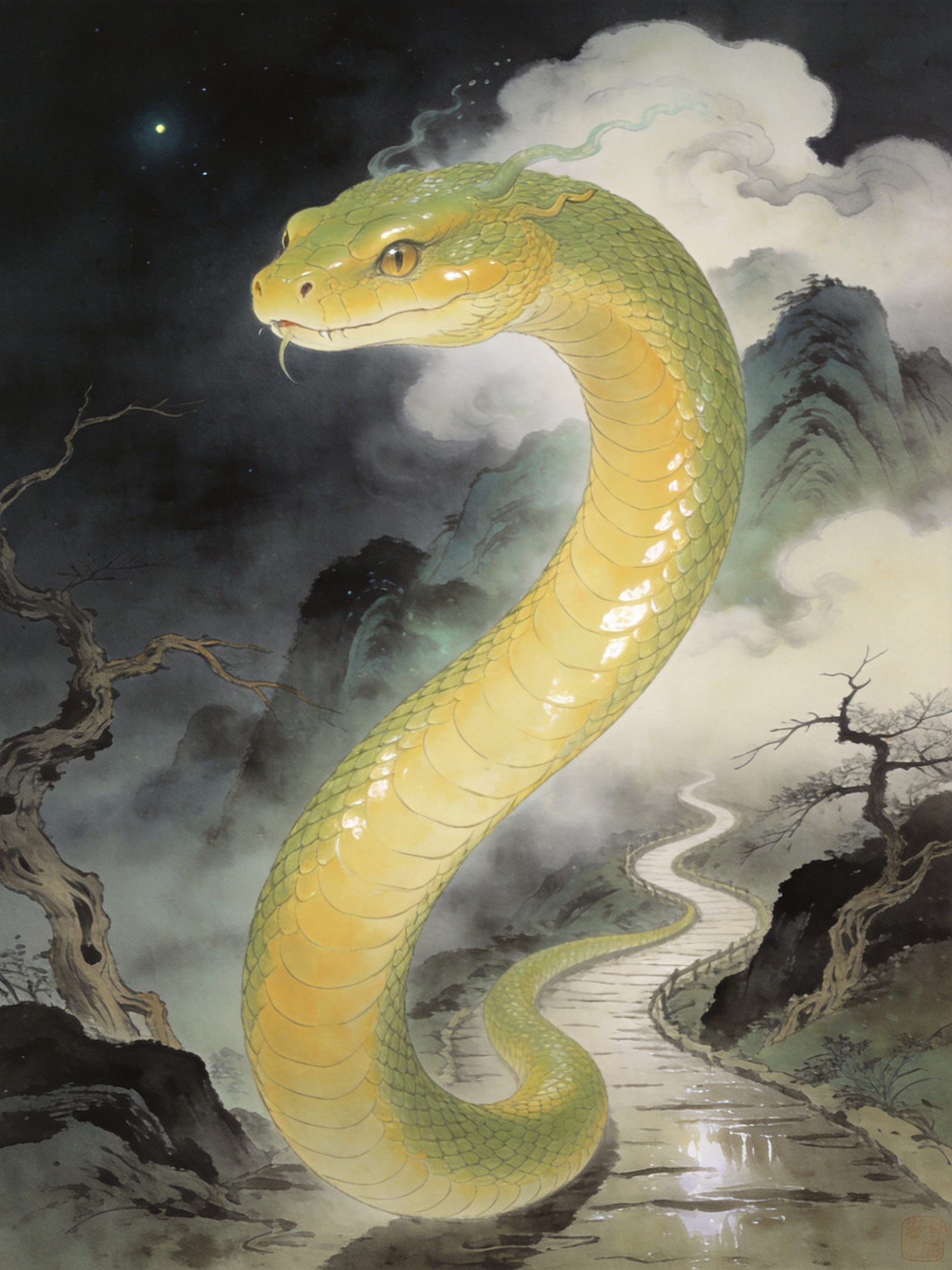 云谷蛇 画像