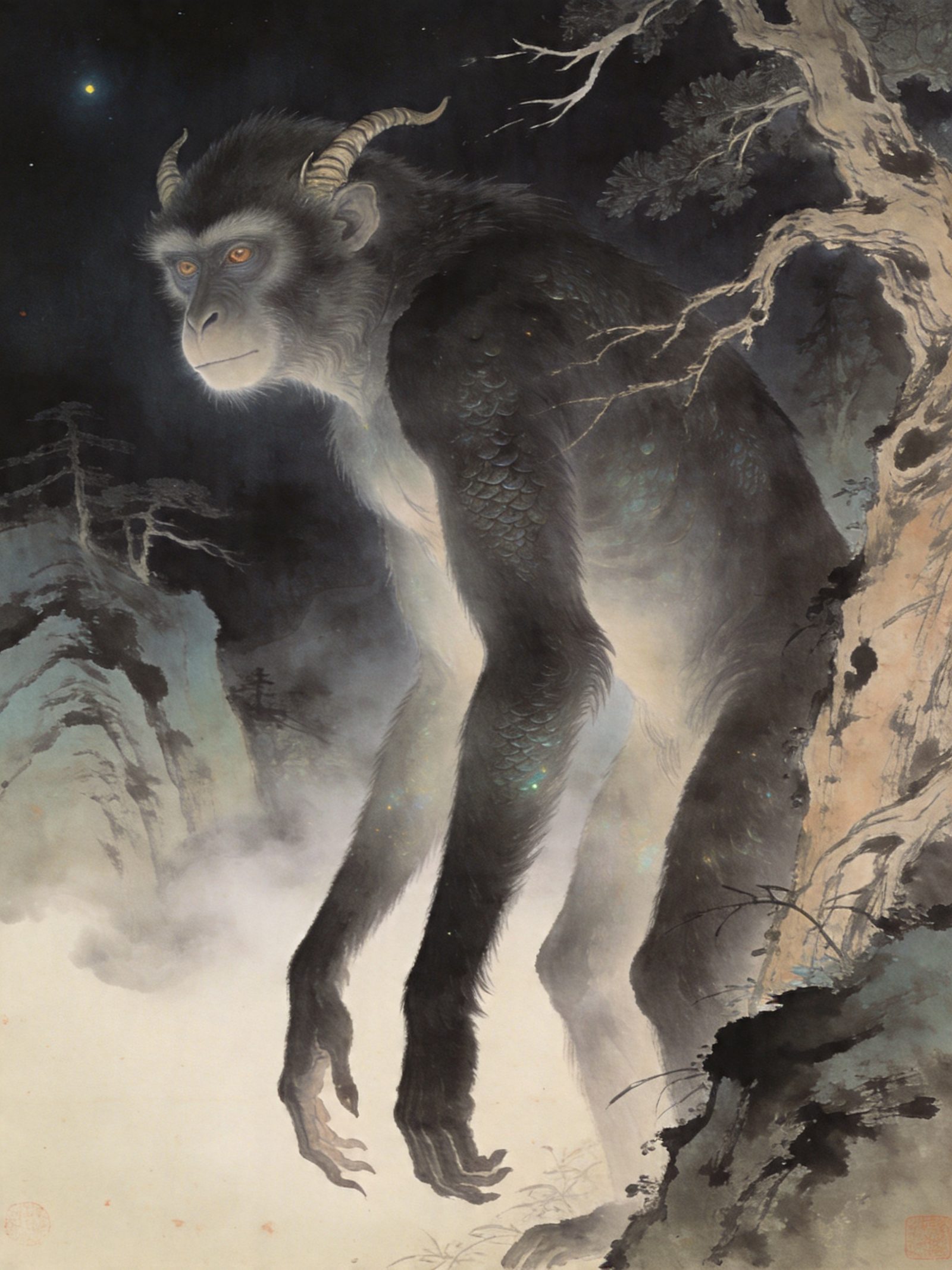 山魈 画像