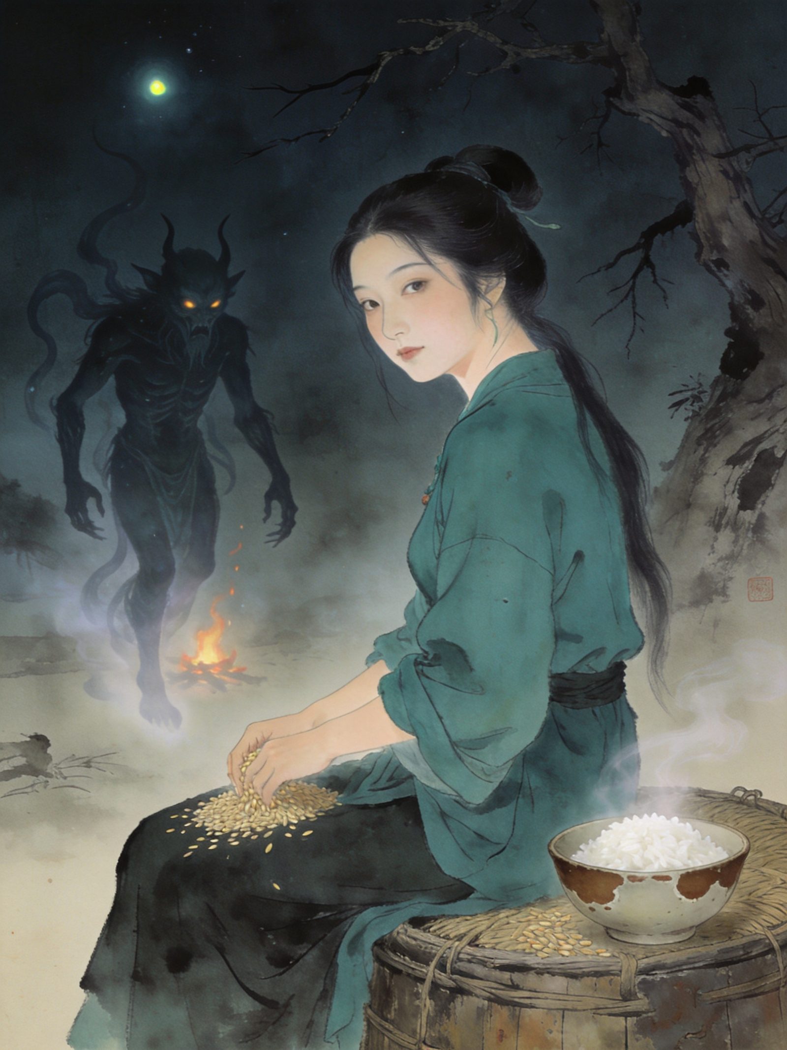 粮加娘 画像