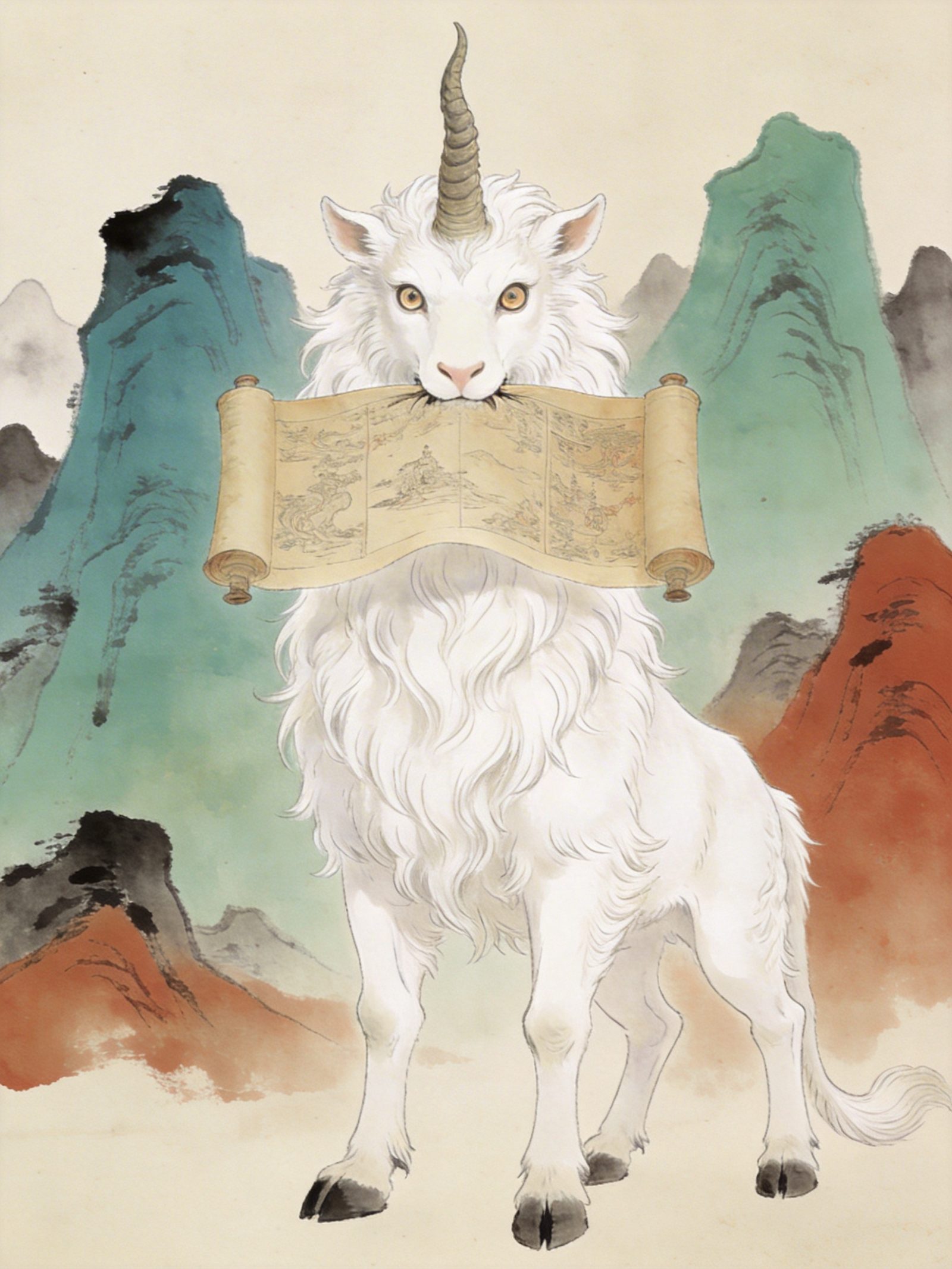 白泽 画像