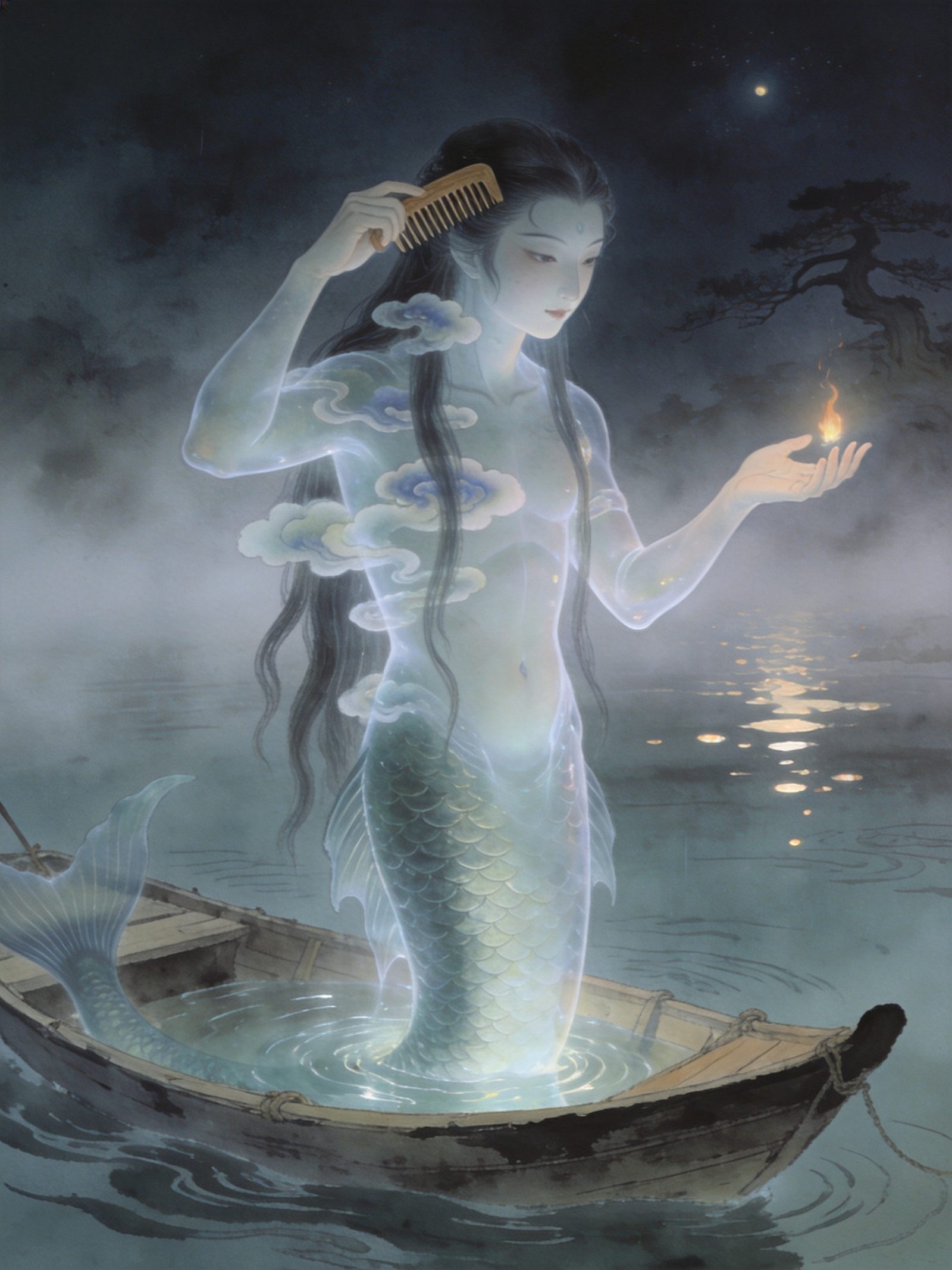 云梳渔 画像