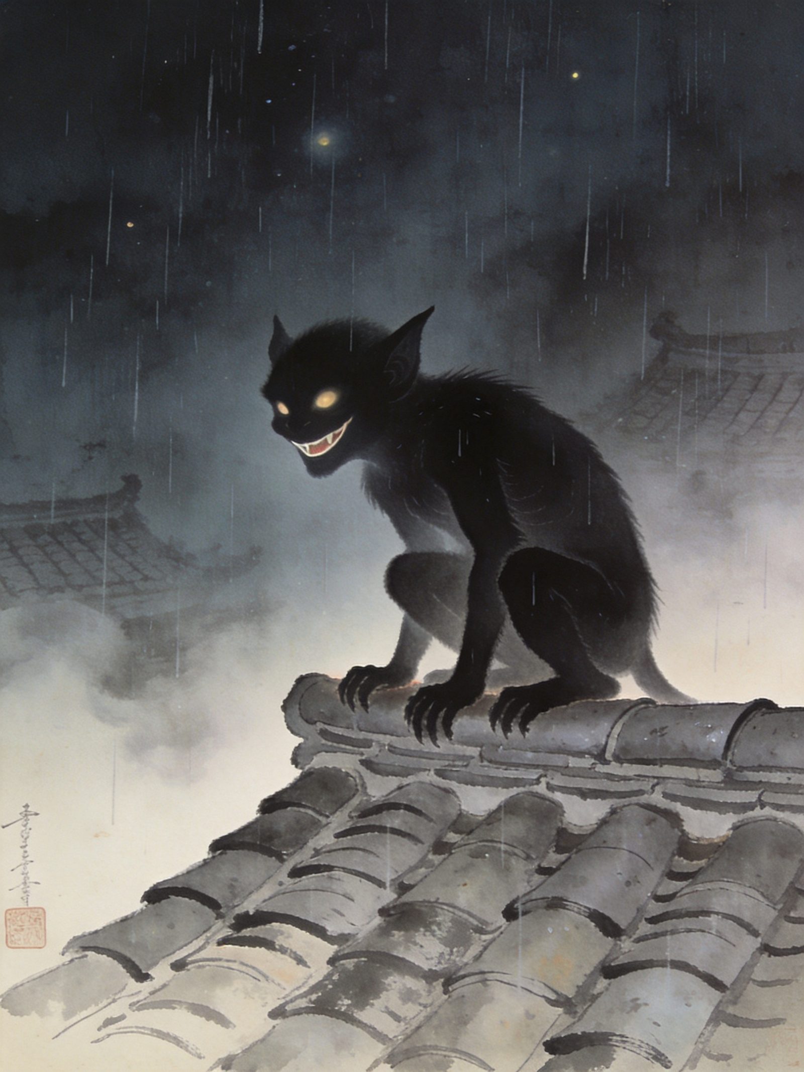 朝天笑 画像