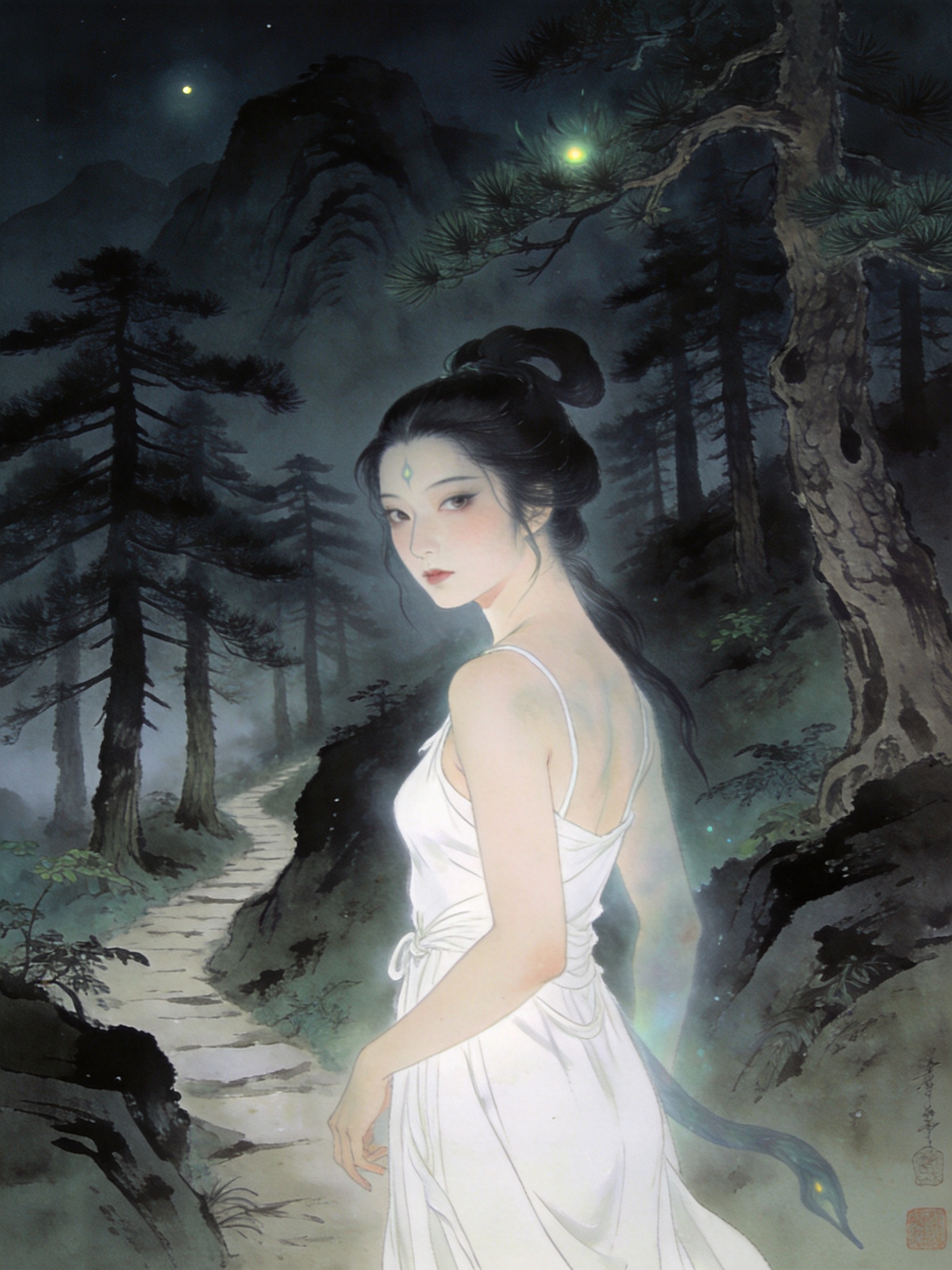 占林娘 画像